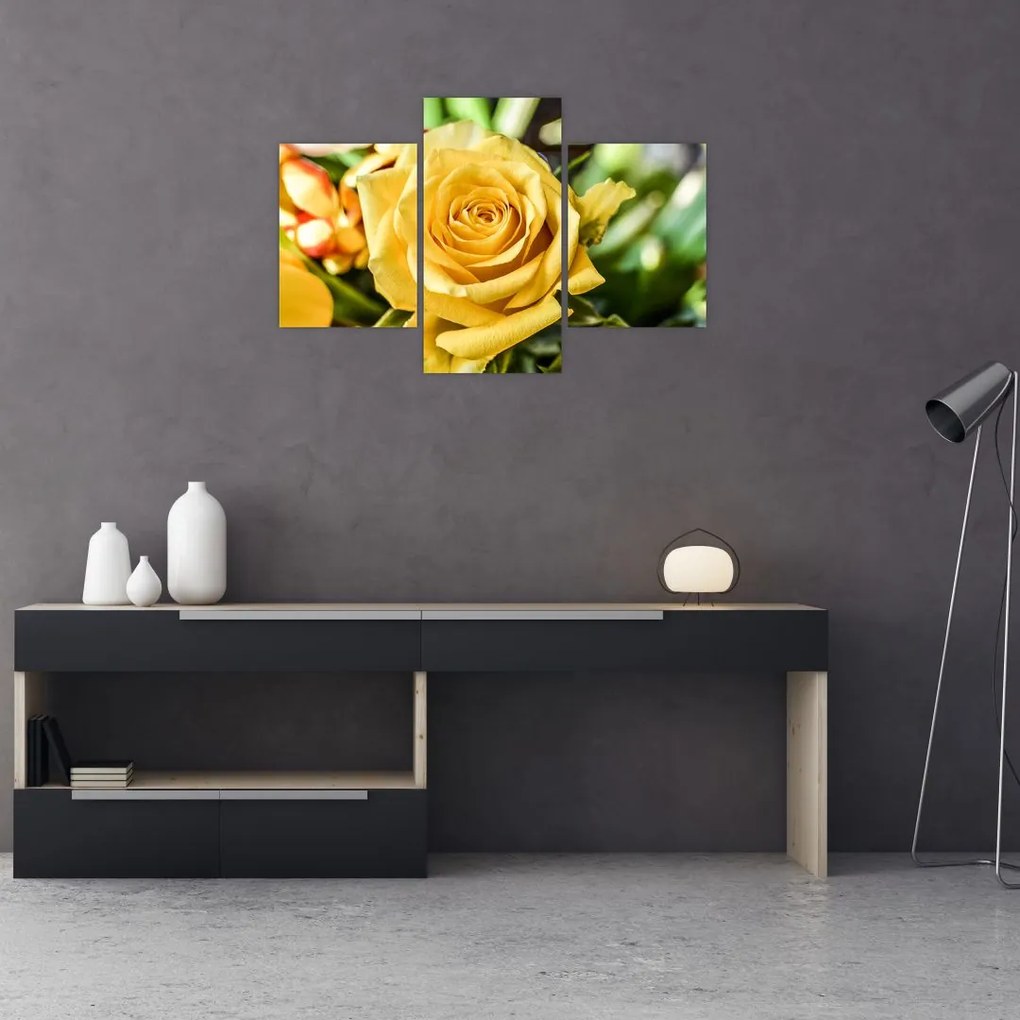 Tablou cu trandafir (90x60 cm)