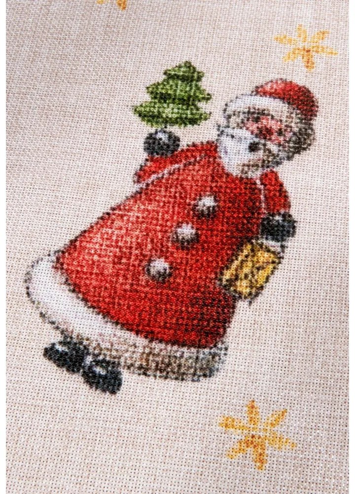 Covor roșu rotund ø 150 cm cu model de Crăciun Red Christmas – Villeroy&amp;Boch