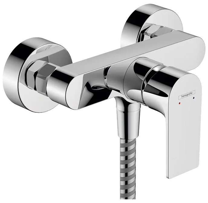 Baterie de dus, Hansgrohe, Rebris E, crom