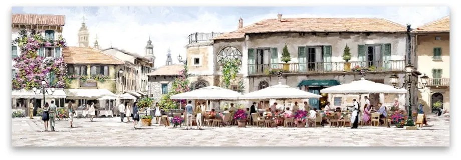 Tablou pe pânză Styler Restaurant, 45 x 140 cm