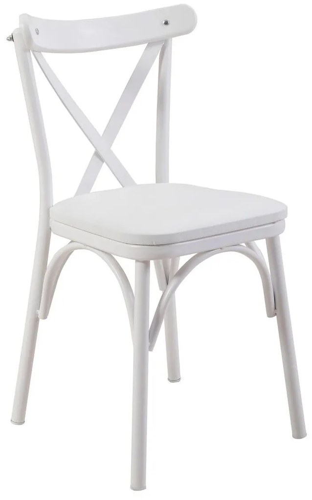 Set mobilier sufragerie Duvasa 6 (alb + stejar) (pentru 2 persoane). 1093757