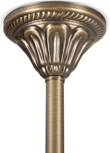 BRILAGI - Lustră pe tijă DAHLIA 3xE27/40W/230V Ø 37 cm, alamă