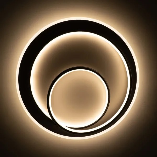 BRILAGI - Plafonieră LED dimabilă FLARE LED/70W/230V Ø 50 cm albă/neagră + telecomandă