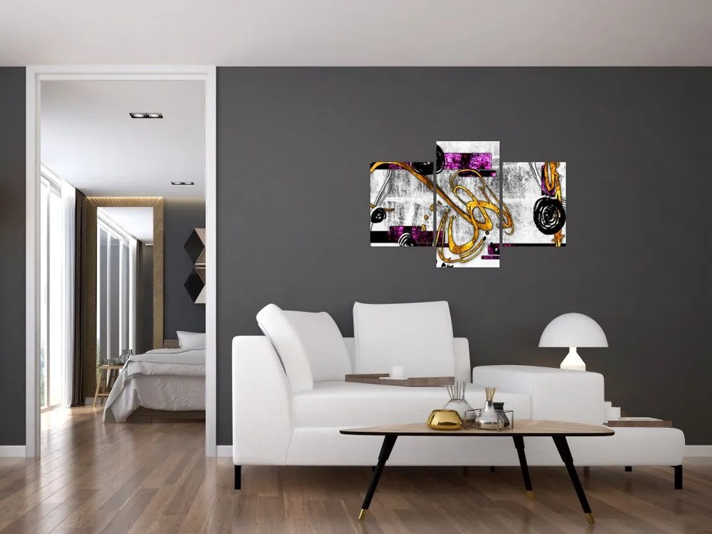 Tablou abstracției (90x60 cm)