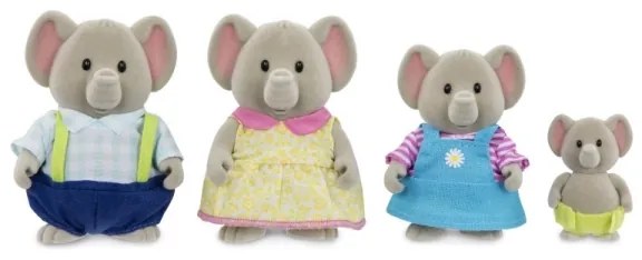 Set de figurine Li'l Woodzeez OLIPHANT familie de elefanți