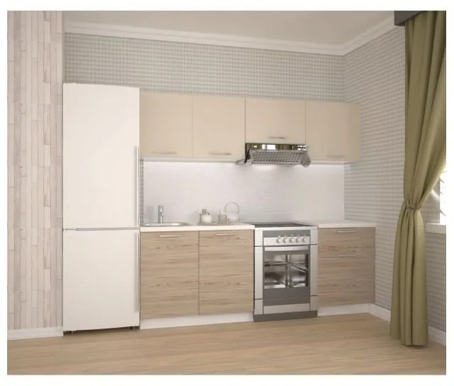 Set Mobila Bucatarie KATIA 220m Bej/San Marino