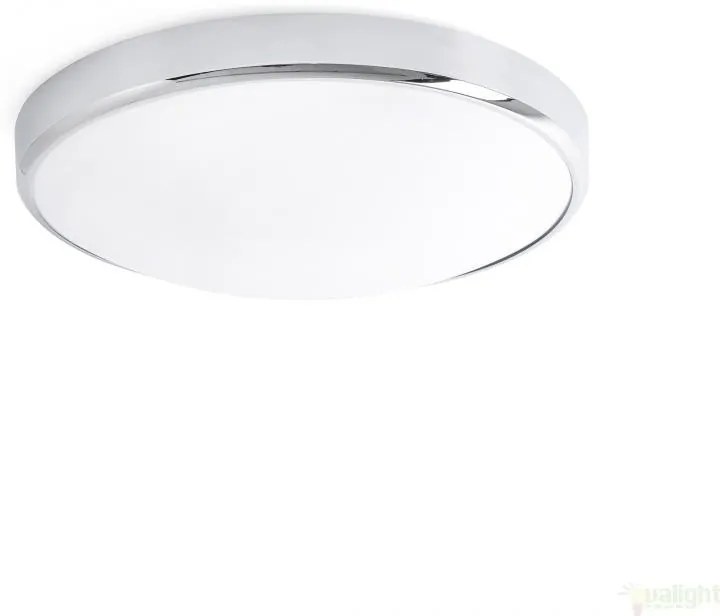 Plafonier cromat modern baie cu protectie IP44 diam. 37cm, KAO LED 63399