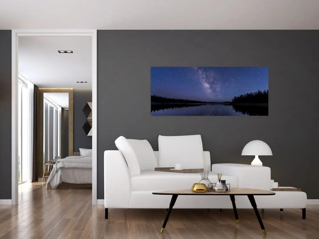 Tablou cu cerul nocturn (120x50 cm)