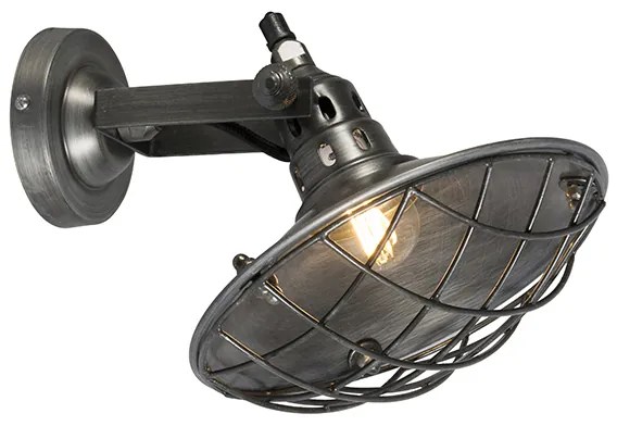 Lampă de perete rustică din oțel basculabilă - Stradt