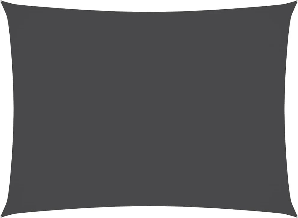 vidaXL Pânză parasolar antracit 3x5 m țesătură oxford dreptunghiular