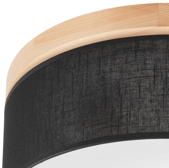 Plafonieră Brilagi BELLADONNA 2xE27/15W/230V d. 40 cm negru/pin