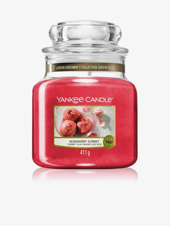 Yankee Candle roz parfumata lumanare Roseberry Sorbet Classic mijlocie