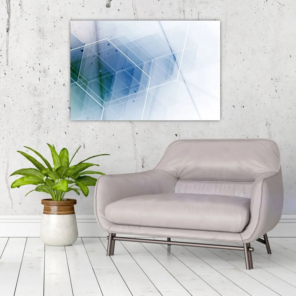 Tablou - Figuri geometrice (90x60 cm)