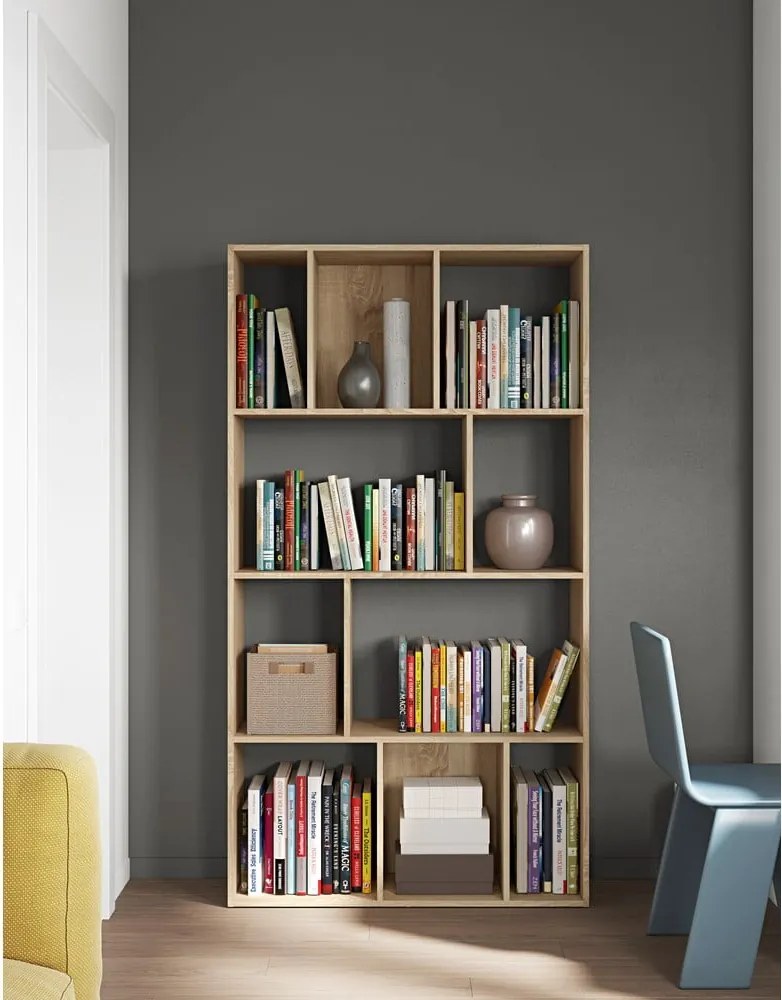 Bibliotecă în decor stejar 98x181 cm Toronto - TemaHome