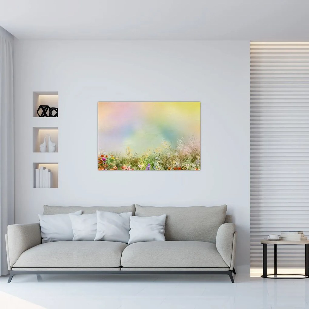 Tablou - Pajiște pictată 2 (90x60 cm)