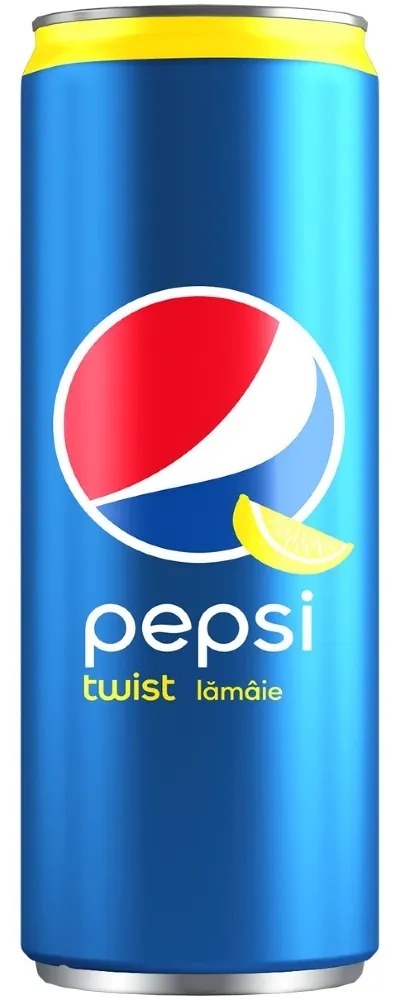 Pepsi Twist 0.33L - Băutură Carbogazoasă cu Aromă de Lămâie