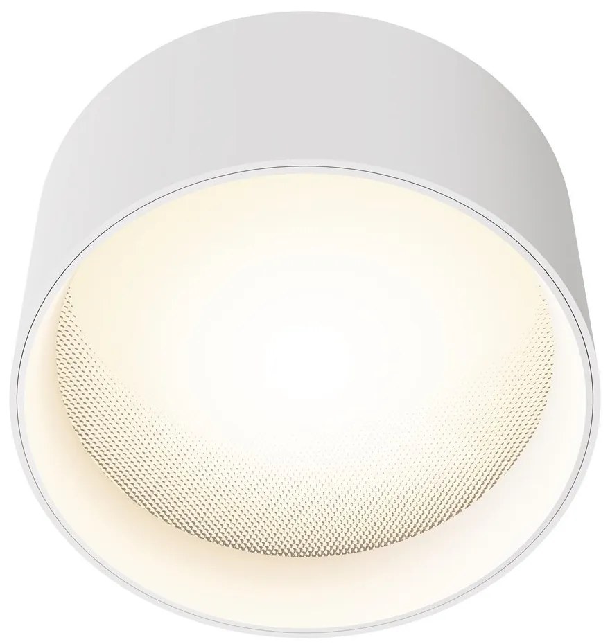 Spot LED aplicat design tehnic Vega D-14cm alb