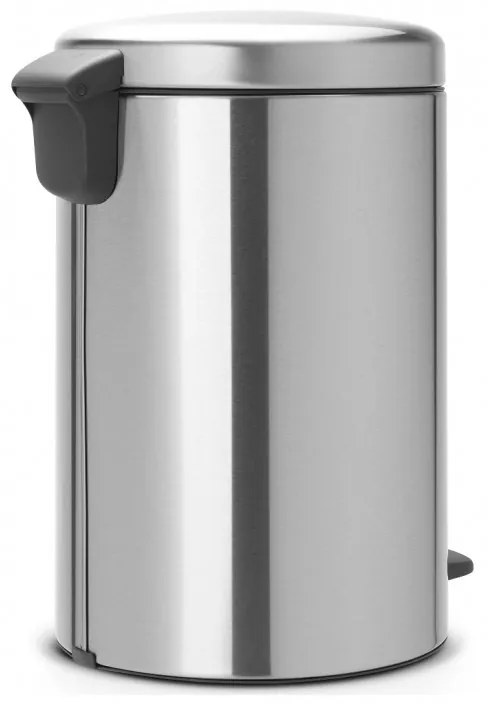 Cos de gunoi cu pedala Brabantia NewIcon 649041, 20 L, Inchidere lina, Baza antiderapanta, Inox/Mate