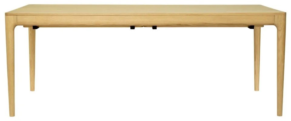Masă de dining extensibilă din lemn masiv de stejar 90x200 cm Heart'n'Soul – UMAGE