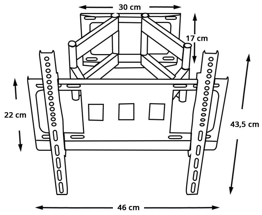 Suport inclinabil si rotativ pentru televizor