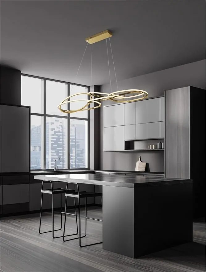 Lustra LED suspendata design modern NUDOS