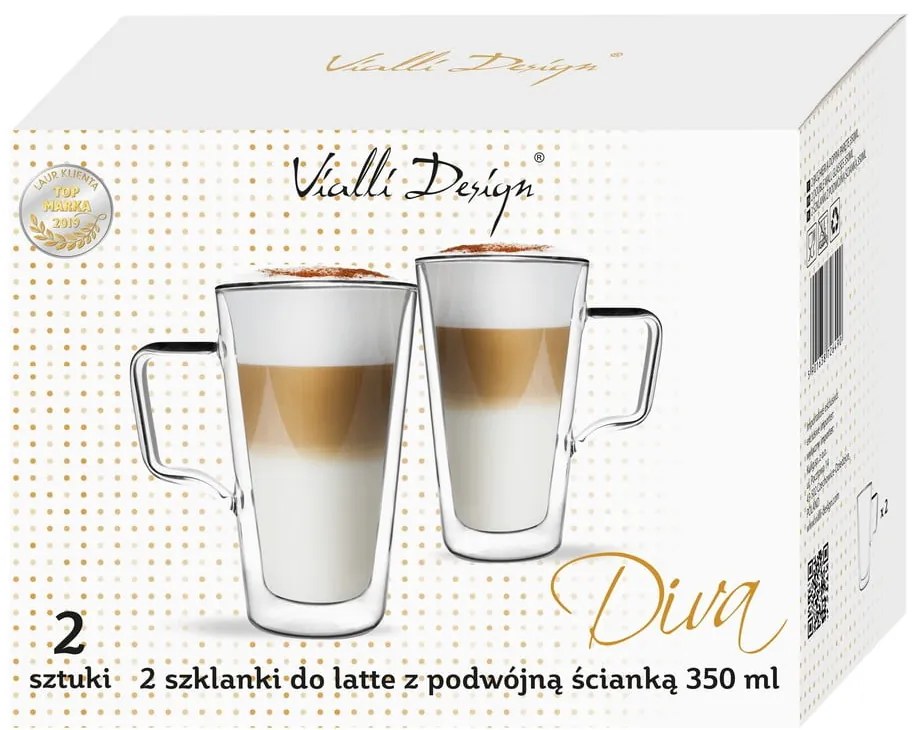 Căni 2 buc. 350 ml Diva – Vialli Design