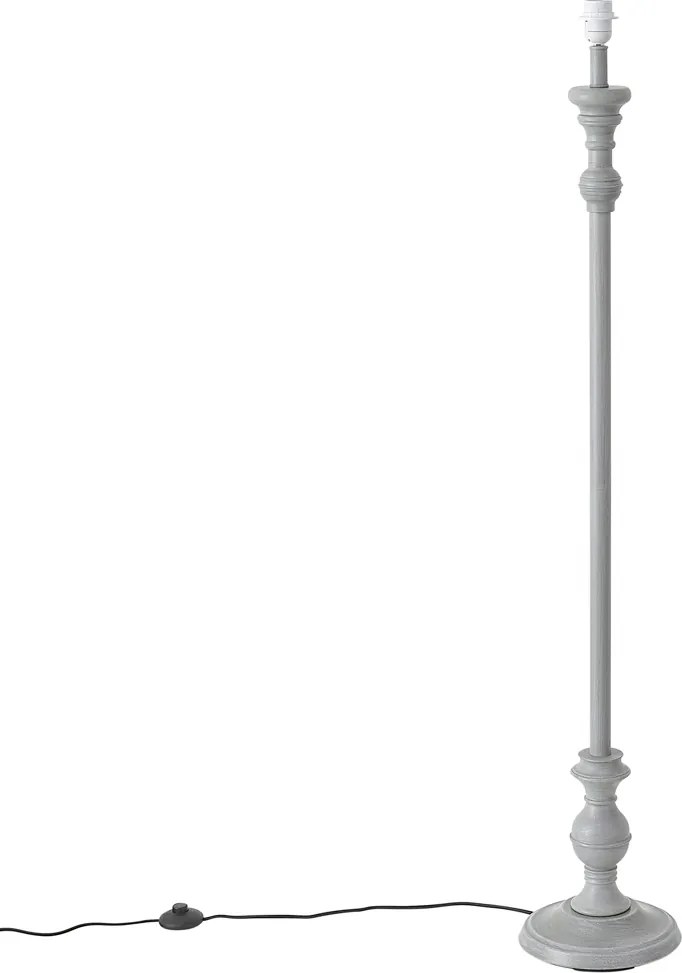 Lampă clasică de podea gri fără abajur - Classico