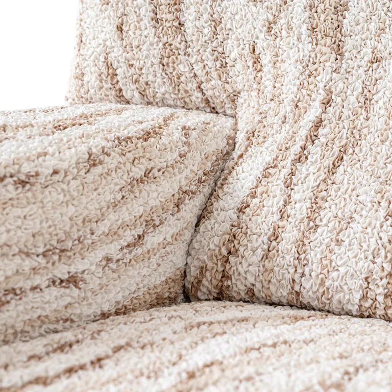 Huse bielastice OCEANO NOU bej fotoliu de relaxare (l. 70 - 90 cm)