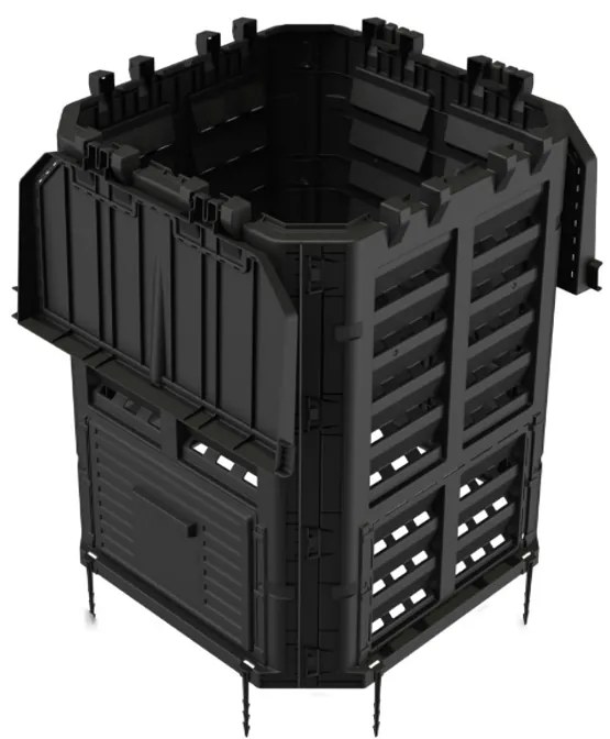 Compost 300 L - negru