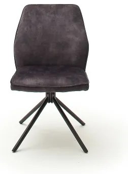 Set de 2 scaune pentru masă NEXORO, antracit