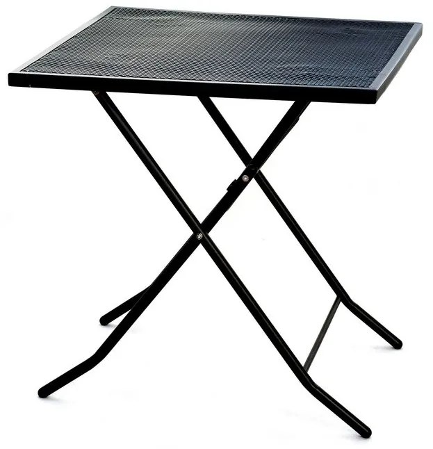 Masă metalică de grădină ZWMT-70F - 72 cm, pliabilă
