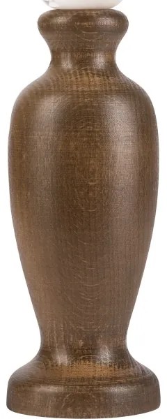 Lampă de masă AMFORA 1xE27/60W/230V maro închis/fag