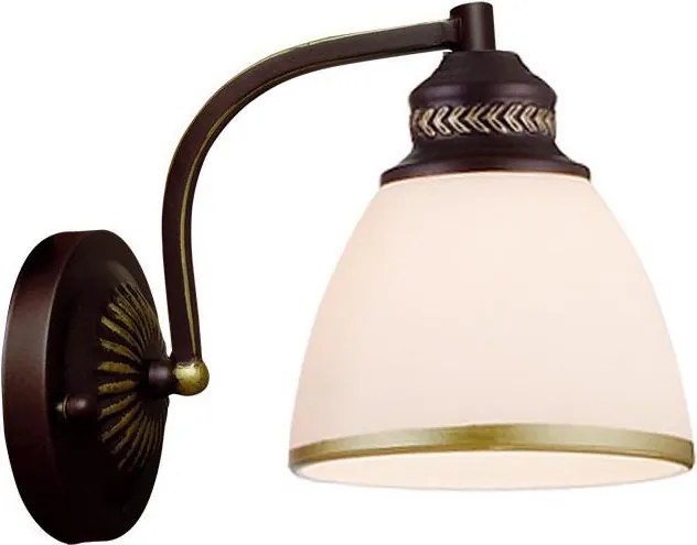 Lampă de perete CLAIR 1xE27/40W/230V maro/auriu