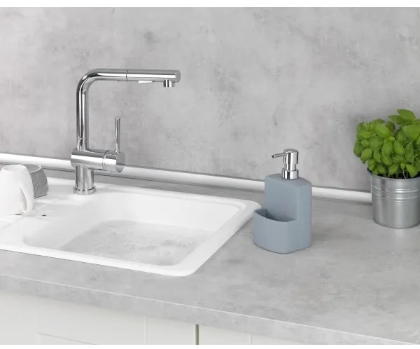 Dozator de săpun WENKO FESTIVAL, 10 x 18 cm, gri - 3620116100