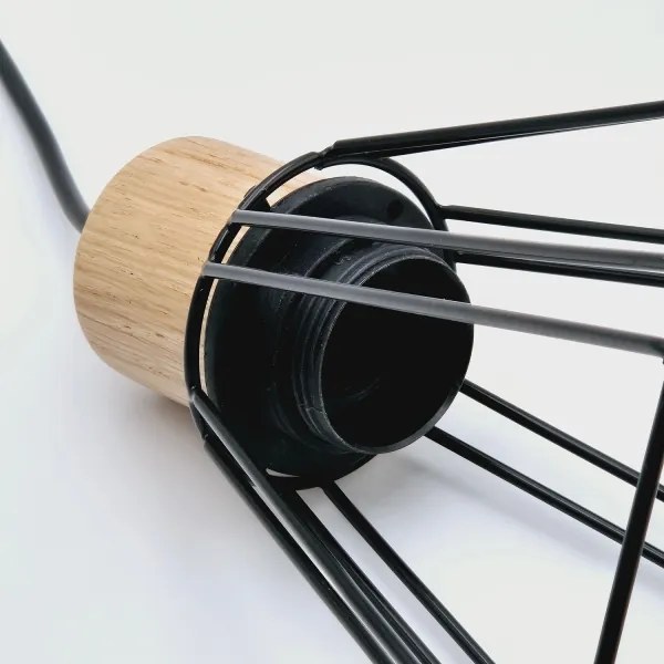 Lustră pe cablu Brilagi WOODY BASKET 1xE27/60W/230V stejar