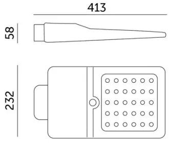 Lampă stradală solară LED cu senzor STREET LED/15W/7,4V 4000K IP65 5400 mAh