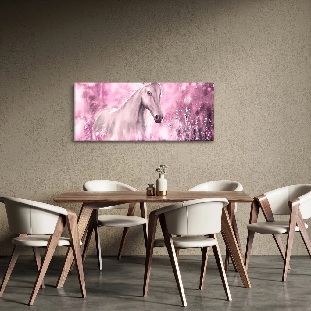 Tablou - Cal pictat (120x50 cm)