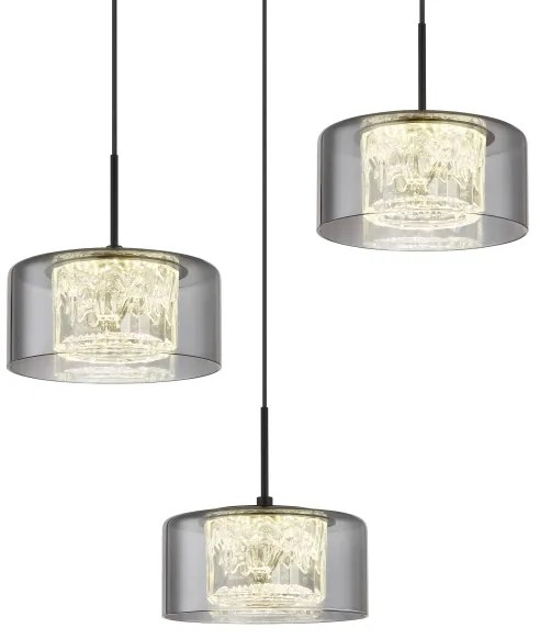 Lustră LED pe cablu Globo 15634-3 FOGSY 3xLED/8W/230V