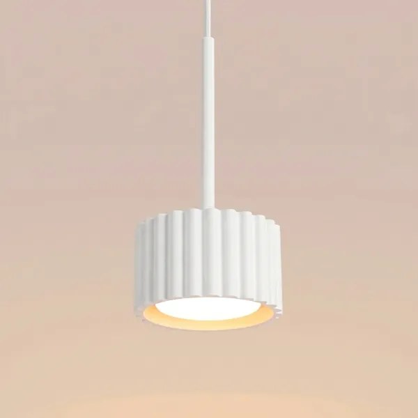 Sollux SL.2676 - Lustru suspendat pe cablu AURA 1xGX53/10W/230V alb