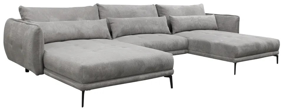 Set universal canapea, culoare gri, LILAH U UNI