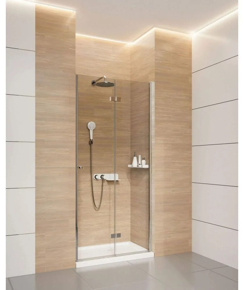 Usa sticla dus rabatabila 90 cm crom Deante Kerria plus 900x2000 mm