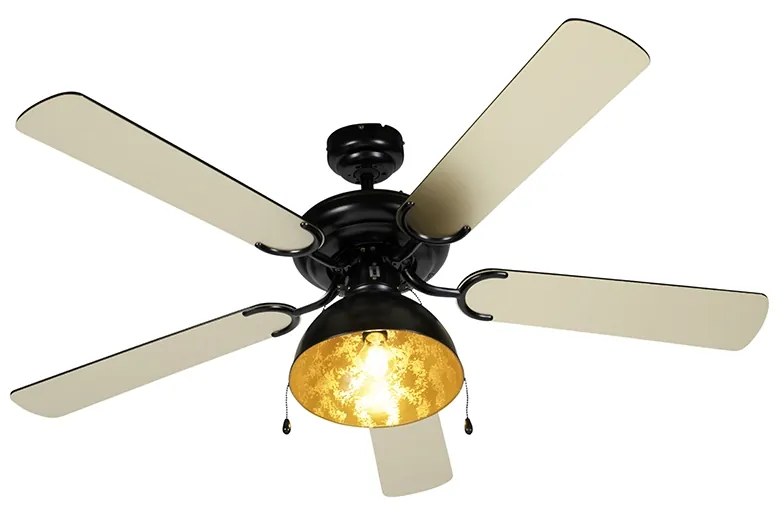 Ventilator de tavan industrial negru - Mistral Magna
