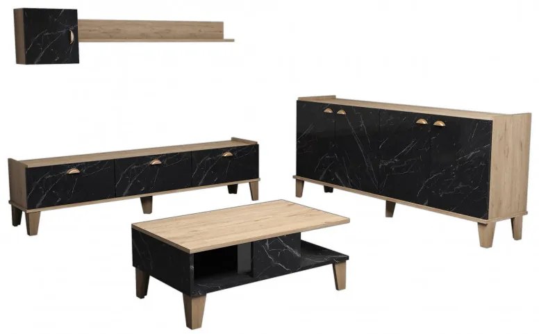 Set Complet Living Sumer G7030 Oak-Marble