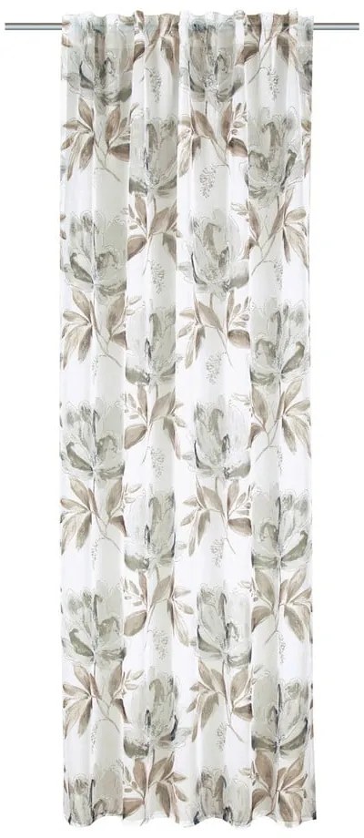 Draperie albă-maro 135x245 cm – Sehlbach