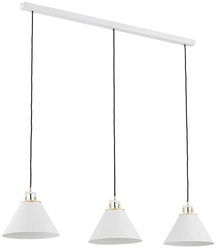 Lustra cu 3 pendule design modern ORTE alb