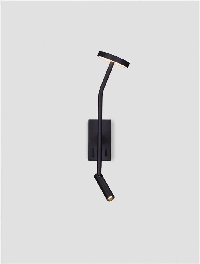 Aplica cu reader LED stil minimalist LOGOS