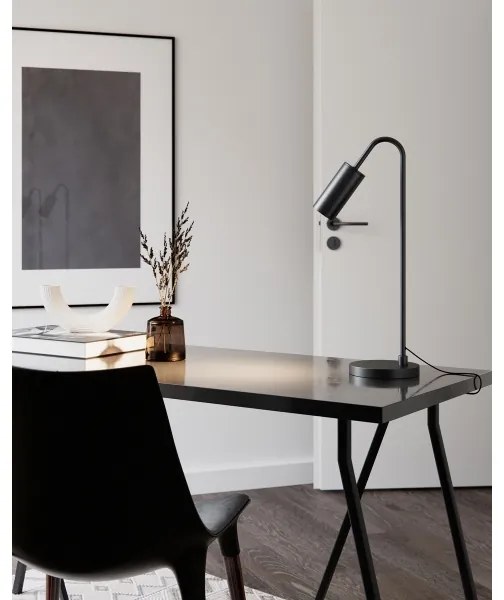 ByRydens 4002580-4002 - Lampă de masă CURVE 1xGU10/7W/230V negru