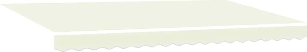 vidaXL Material de înlocuire pentru copertină Crem 4 x 2 m Poliester