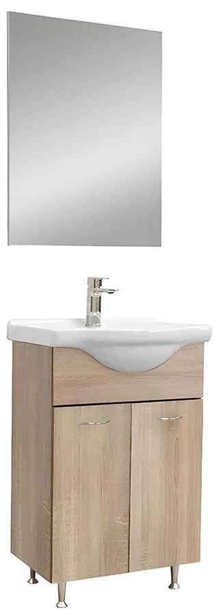 Ruben Prime 55 mobilier de baie complet Sonoma Oak