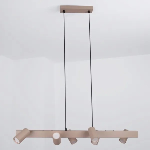 Brilagi - Lustru LED RGBW reglabil pe cablu SELE 6xGU10/6,5W/230V bej